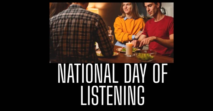 November 27 - National Day of Listening