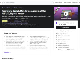 Complete Web & Mobile Designer in 2022 UIUX, Figma, +more