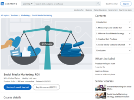 Social Media Marketing ROI (LinkedIn Learning)