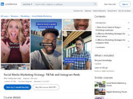 Social Media Marketing Strategy TikTok and Instagram Reels (LinkedIn Learning)