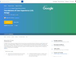 Foundations of User Experience (UX) Design