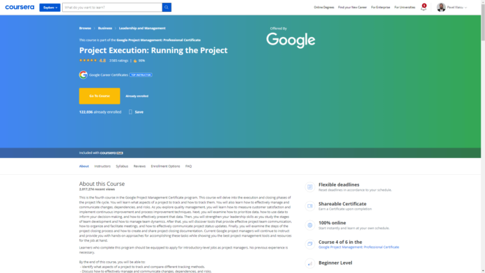 Project Execution - Running the Project