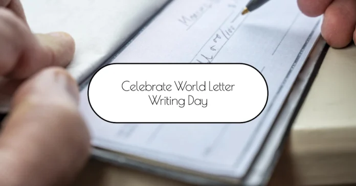 September 1 - World Letter Writing Day