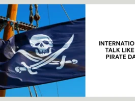 September 19 - International Talk Like a Pirate Day