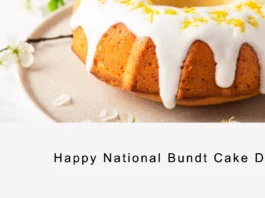 November 15 - National Bundt Cake Day