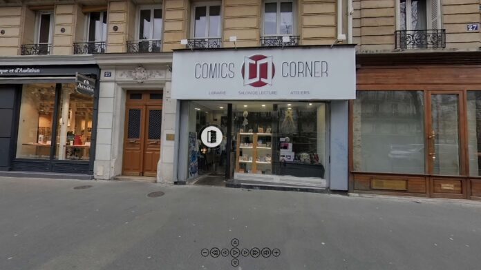 Virtual Tour nr.21 - Comics Corner (Comic Book Store in Paris)