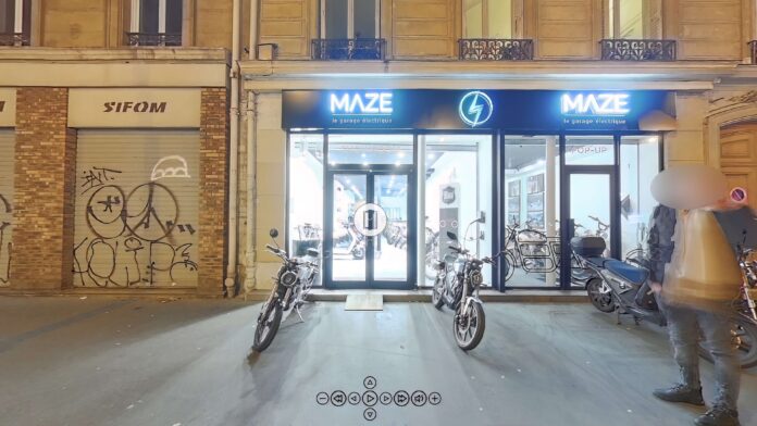 Virtual Tour nr.27 - MAZE (Motorcycle Shop in Paris)